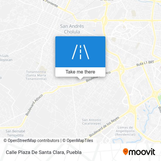 Mapa de Calle Plaza De Santa Clara