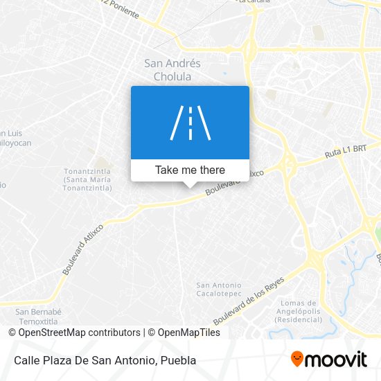 Calle Plaza De San Antonio map