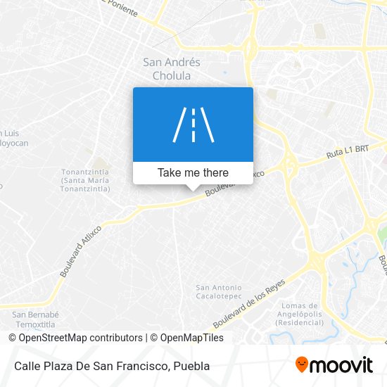 Mapa de Calle Plaza De San Francisco