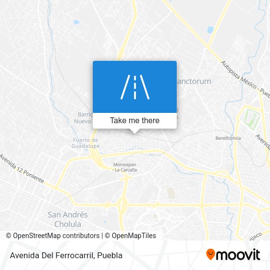 Mapa de Avenida Del Ferrocarril