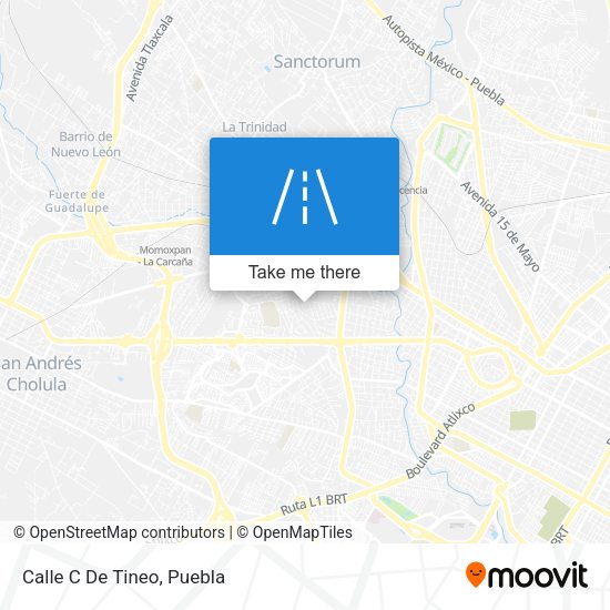 Mapa de Calle C De Tineo