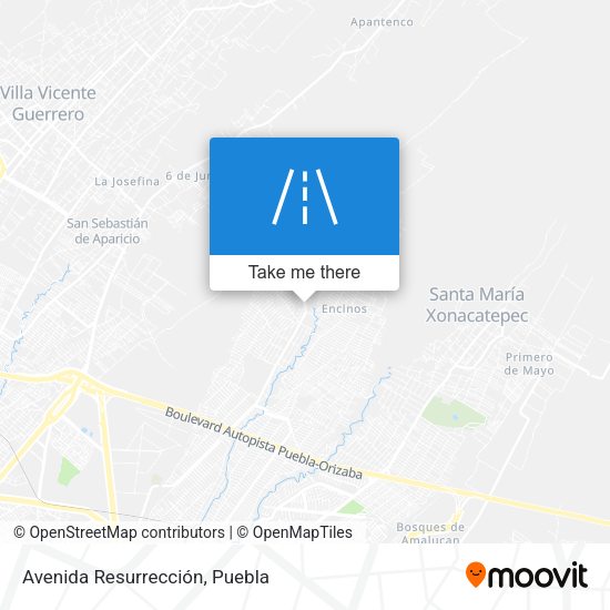 Avenida Resurrección map