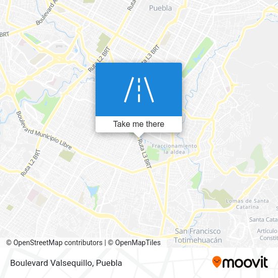 Mapa de Boulevard Valsequillo