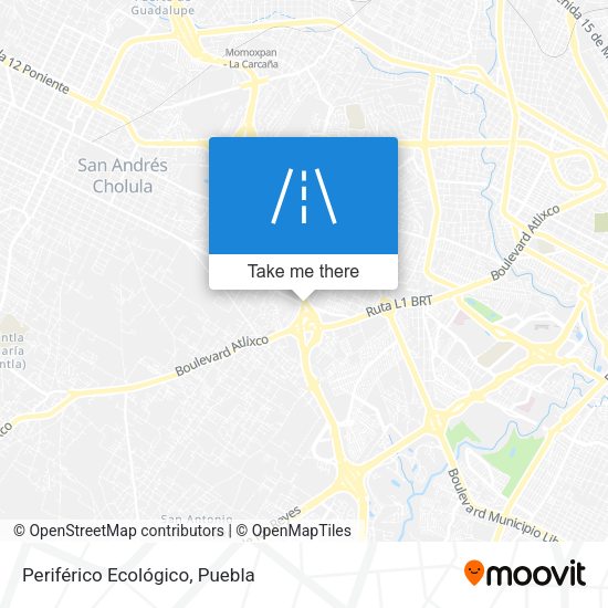 Periférico Ecológico map