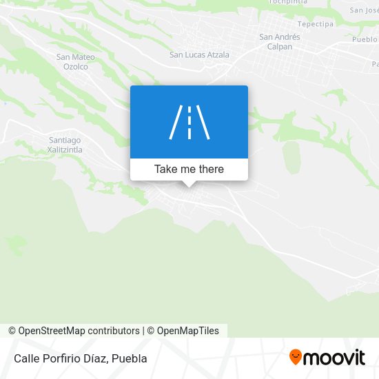 Calle Porfirio Díaz map