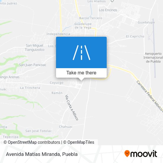 Avenida Matías Miranda map