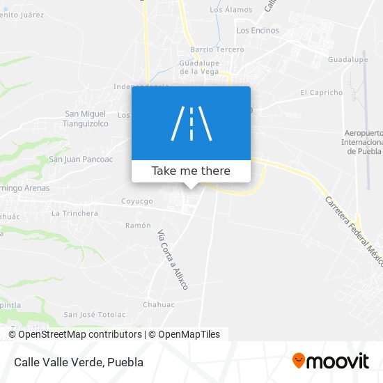 Calle Valle Verde map