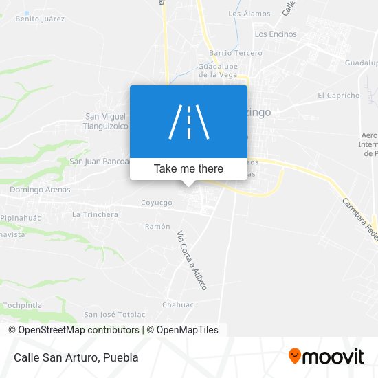 Mapa de Calle San Arturo