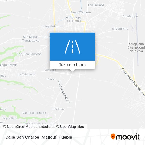 Calle San Charbel Majlouf map