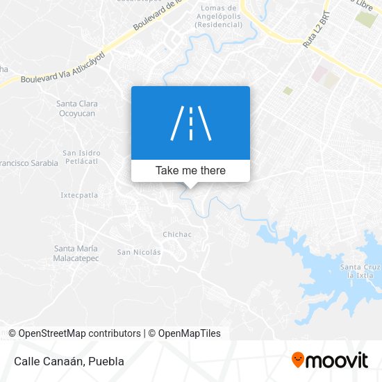 Mapa de Calle Canaán