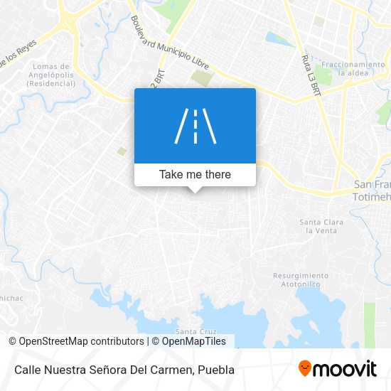 Mapa de Calle Nuestra Señora Del Carmen