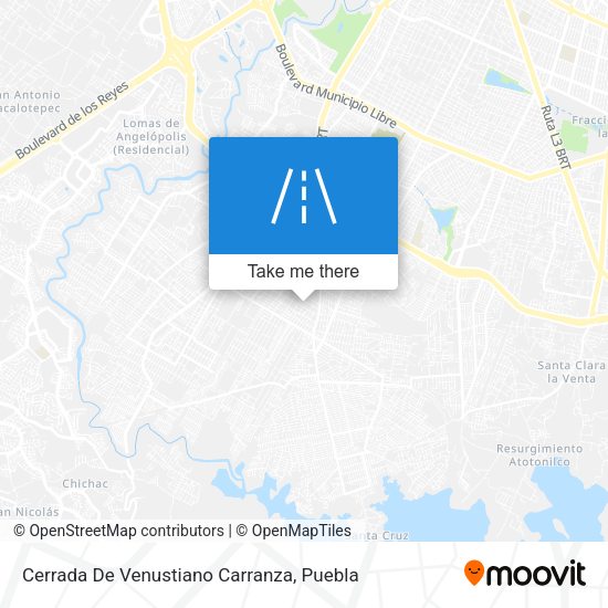 Mapa de Cerrada De Venustiano Carranza