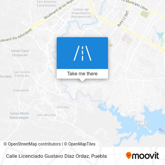 Calle Licenciado Gustavo Díaz Ordaz map