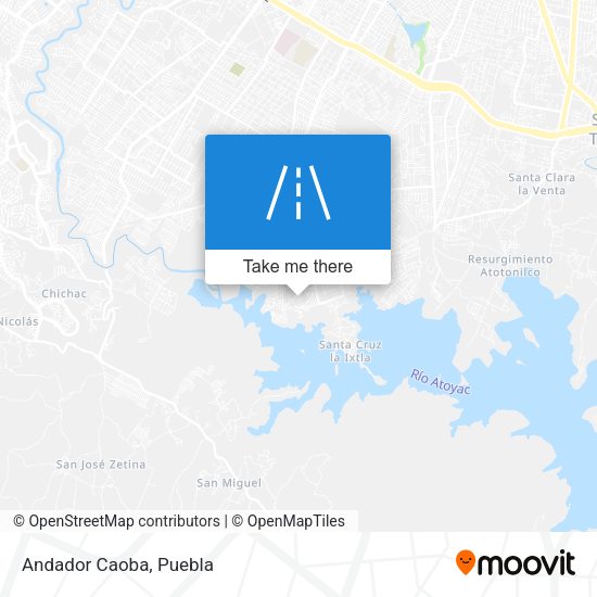 Mapa de Andador Caoba