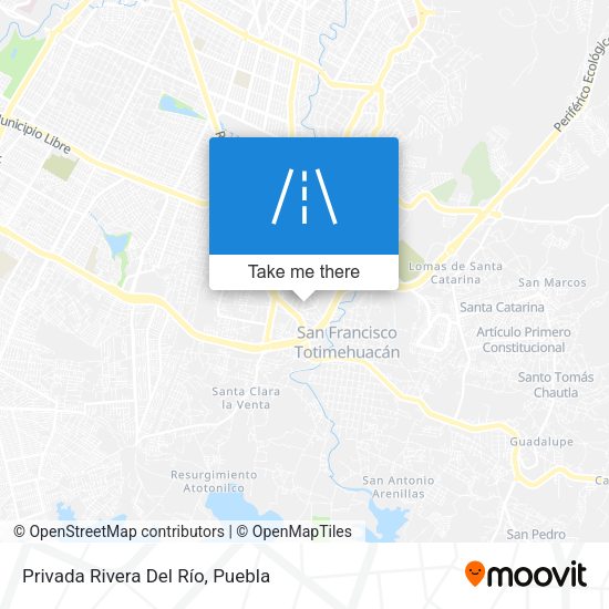 Mapa de Privada Rivera Del Río