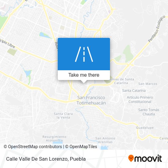 Calle Valle De San Lorenzo map