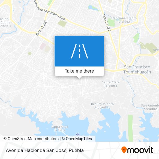 Avenida Hacienda San José map