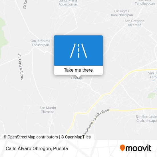 Calle Álvaro Obregón map