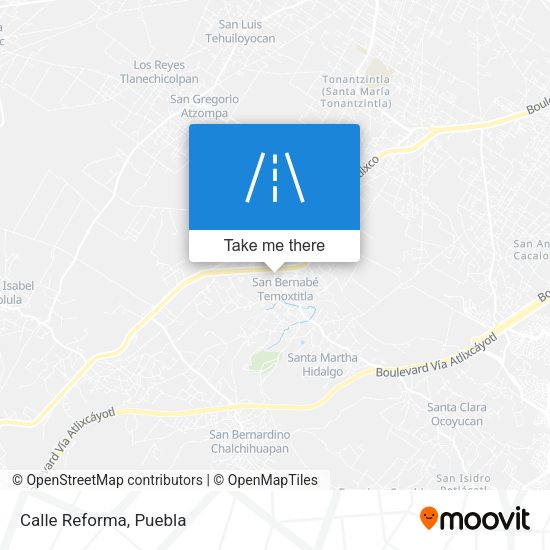 Mapa de Calle Reforma