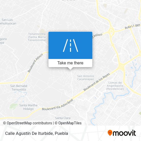 Calle Agustín De Iturbide map