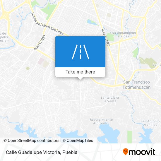 Mapa de Calle Guadalupe Victoria