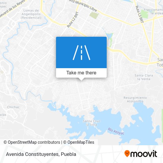 Avenida Constituyentes map