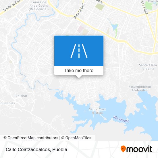 Mapa de Calle Coatzacoalcos