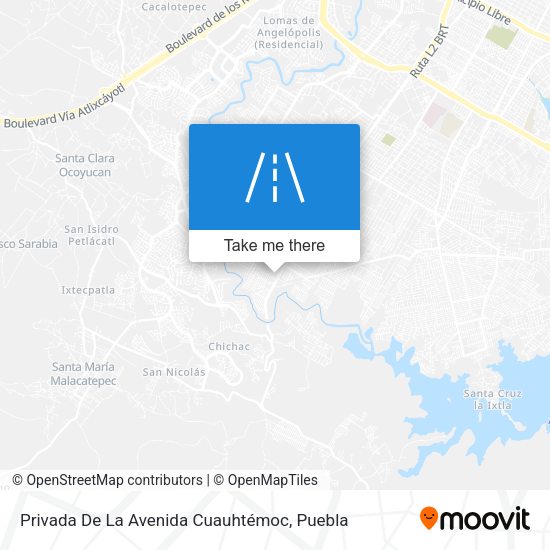 Mapa de Privada De La Avenida Cuauhtémoc