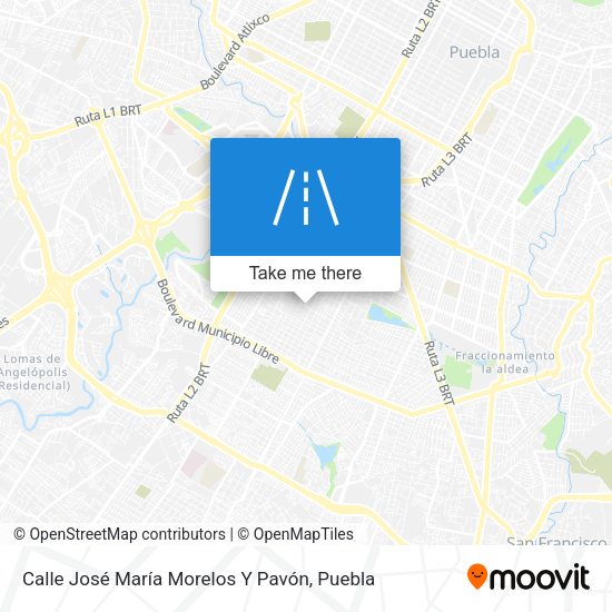 Calle José María Morelos Y Pavón map