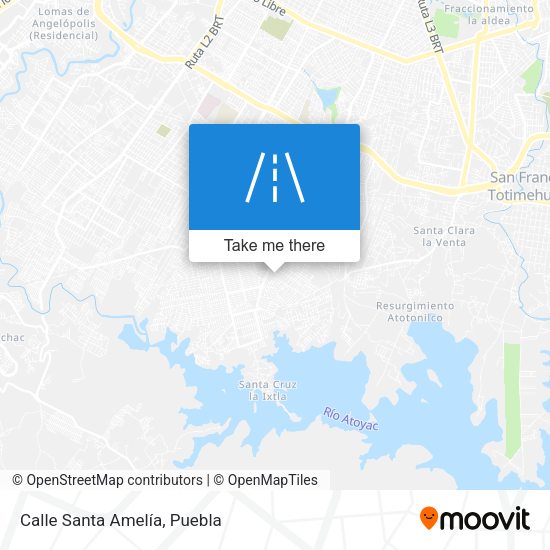Calle Santa Amelía map