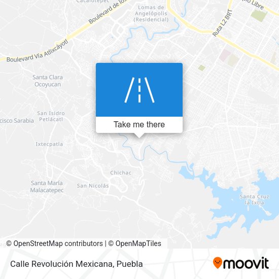 Mapa de Calle Revolución Mexicana