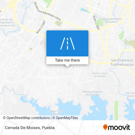 Cerrada De Moises map