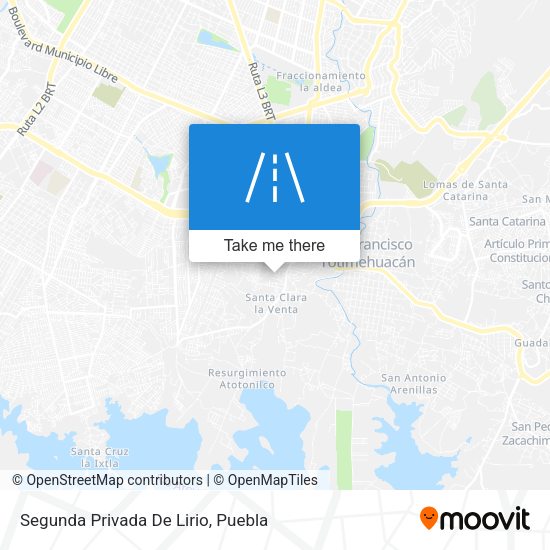 Segunda Privada De Lirio map
