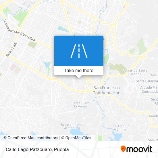 Mapa de Calle Lago Pátzcuaro
