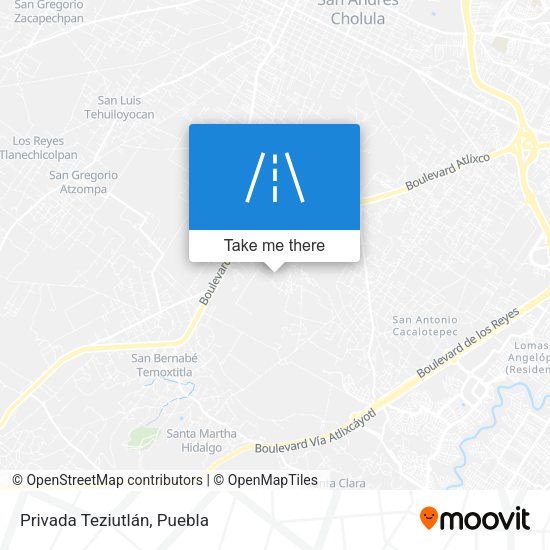 Privada Teziutlán map