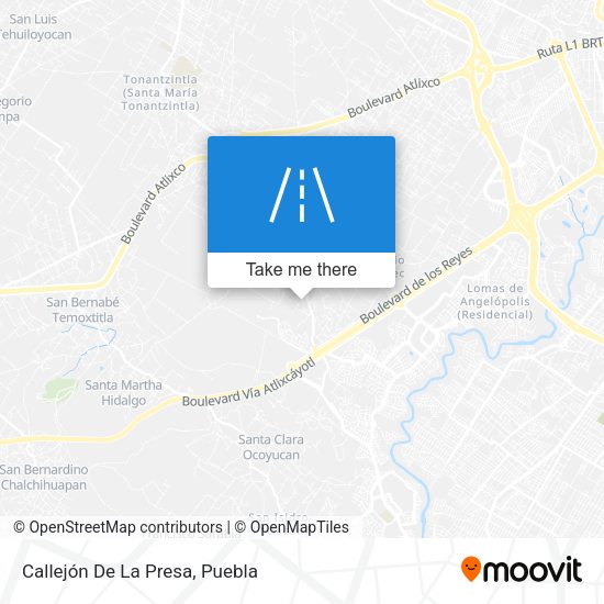 Mapa de Callejón De La Presa
