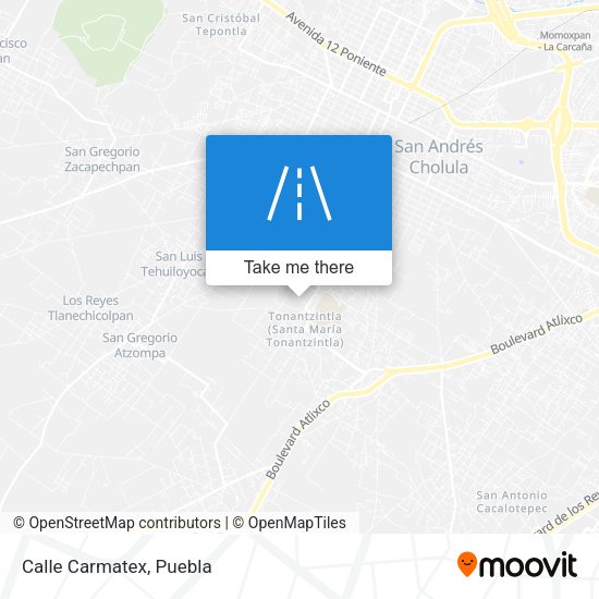 Mapa de Calle Carmatex