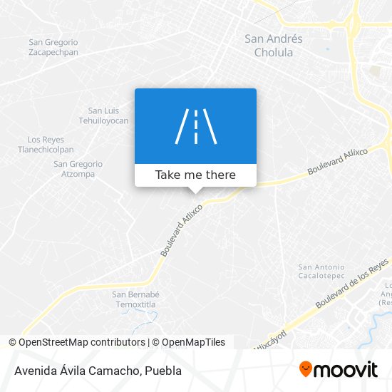 Mapa de Avenida Ávila Camacho