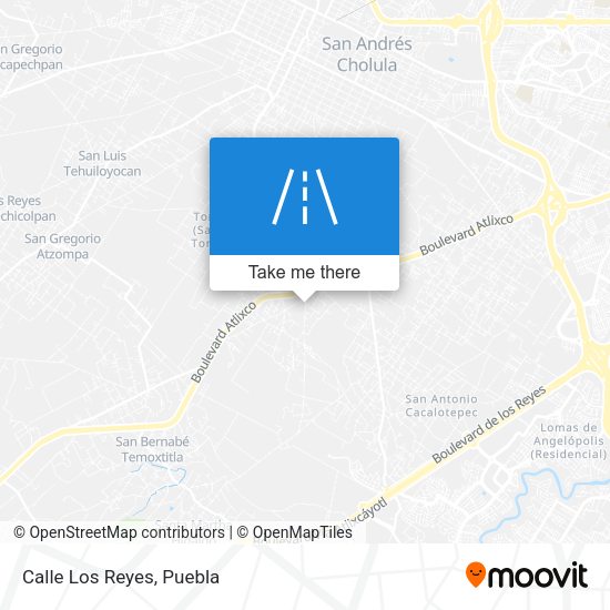 Calle Los Reyes map