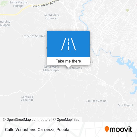 Mapa de Calle Venustiano Carranza