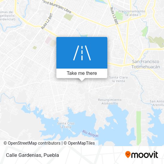 Mapa de Calle Gardenias