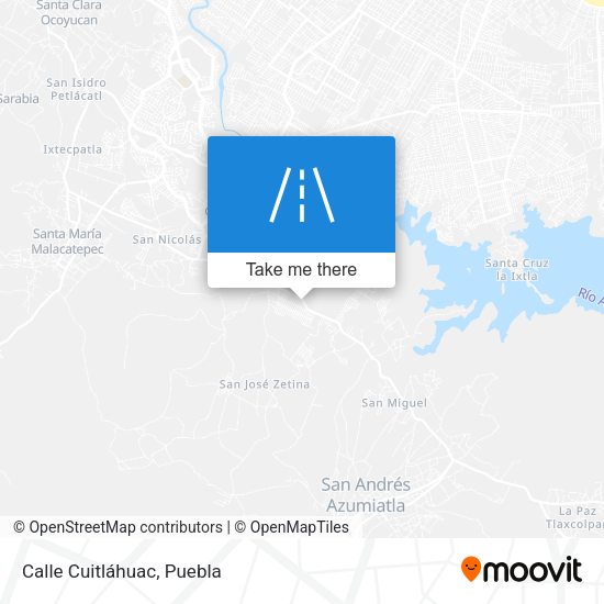 Mapa de Calle Cuitláhuac