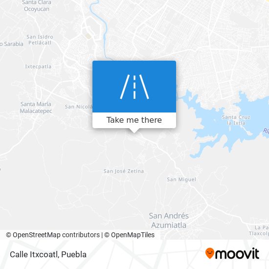 Calle Itxcoatl map