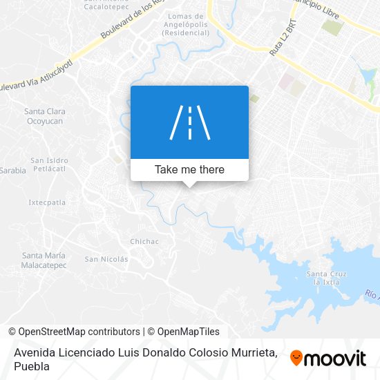 Avenida Licenciado Luis Donaldo Colosio Murrieta map