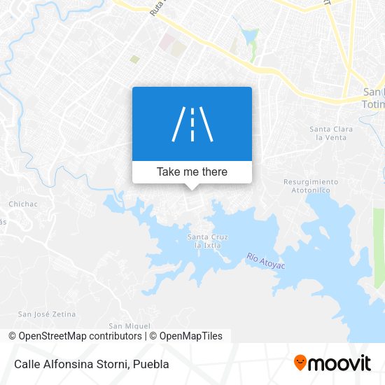Mapa de Calle Alfonsina Storni