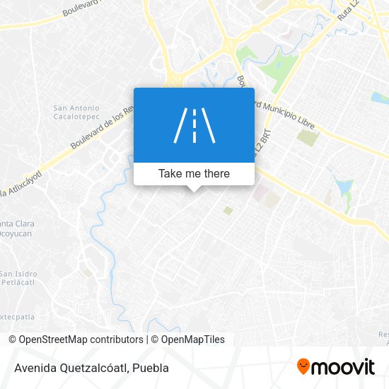 Avenida Quetzalcóatl map