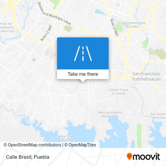 Mapa de Calle Brasil