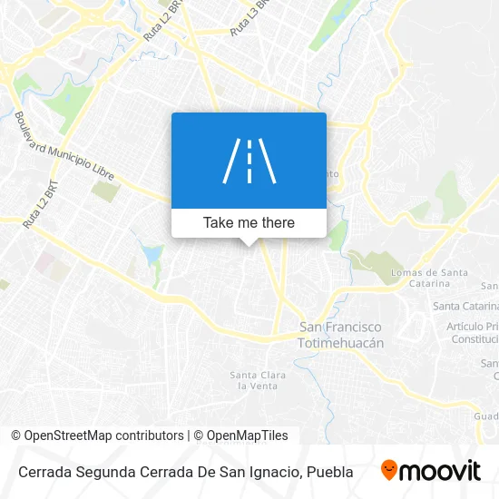 Cerrada Segunda Cerrada De San Ignacio map