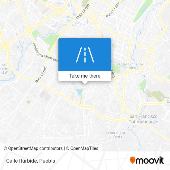 Mapa de Calle Iturbide