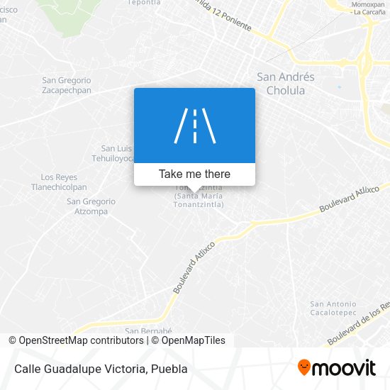 Calle Guadalupe Victoria map